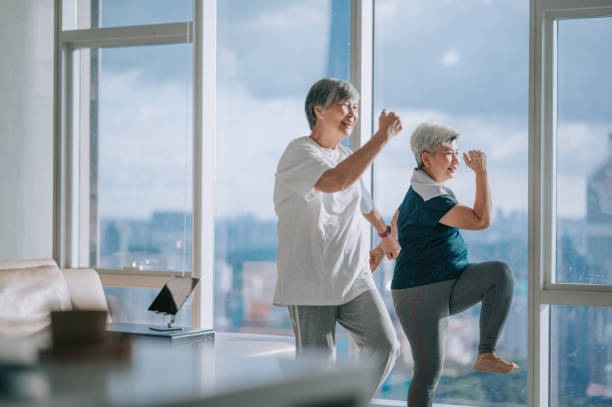 seniors exercising