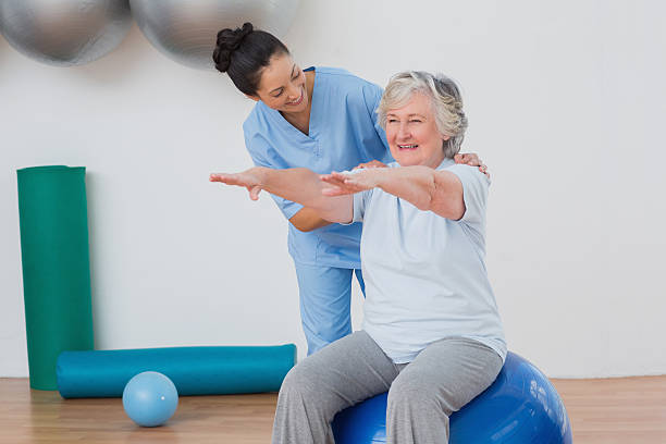 seniors exercising